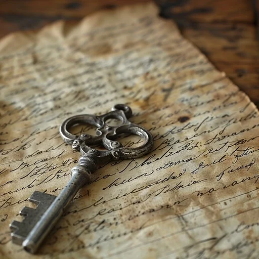 antique key displayed stockcake.jpg